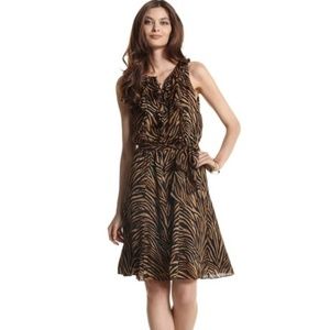 Sleeveless Tiger-print Chemise